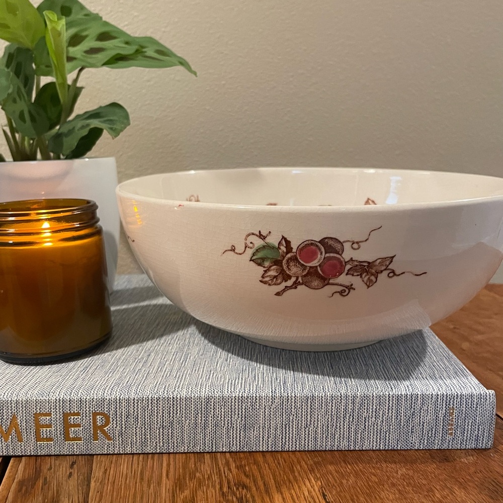 Vintage Harmony House “Fruit Arbor” Serving Bowl – Japan (10”)